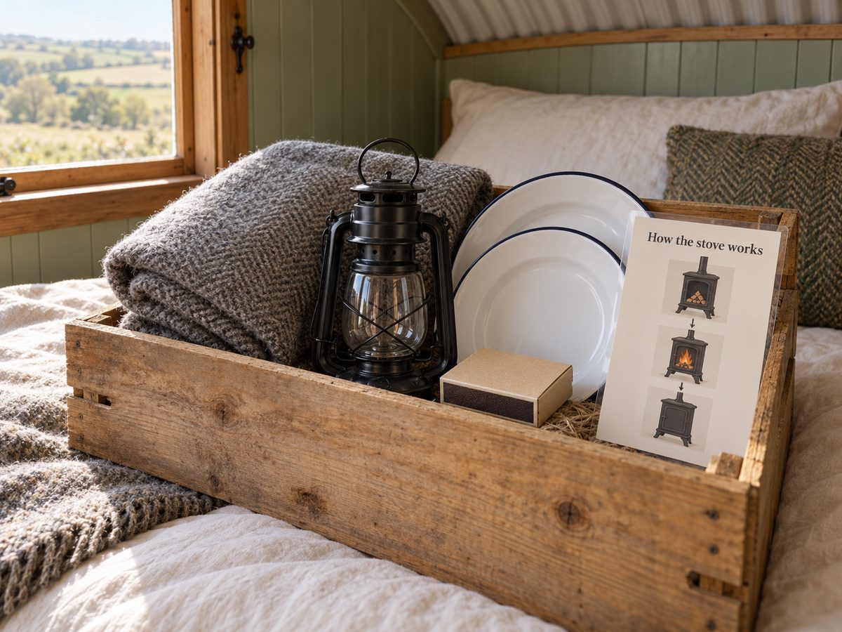 Glamping welcome box