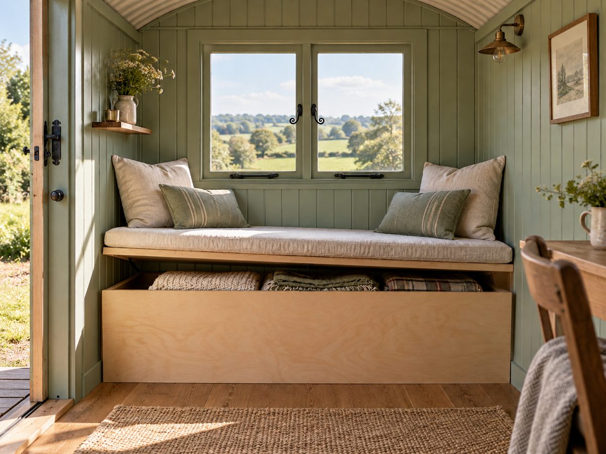 Window seat with storage